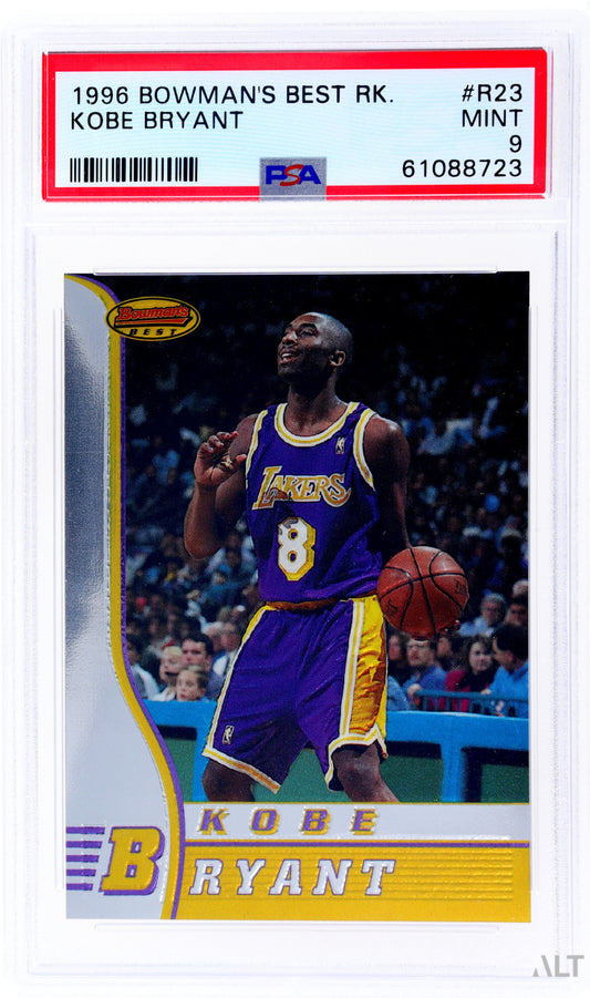 1996 BOWMAN'S BEST KOBE BRYANT #R23 PSA 9 MINT